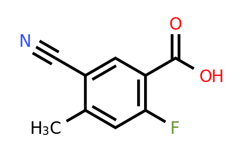 1612247-38-7 | 5-Cyano-2-fluoro-4-methylbenzoic acid