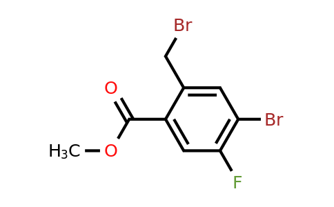 1614234-12-6 | Methyl 4-bromo-2-(bromomethyl)-5-fluorobenzoate