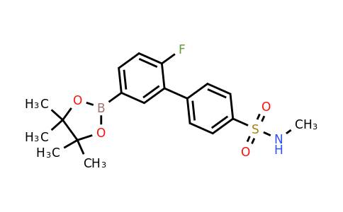 1614246-55-7 | 2'-Fluoro-N-methyl-5'-(4,4,5,5-tetramethyl-1,3,2-dioxaborolan-2-yl)-[1,1'-biphenyl]-4-sulfonamide
