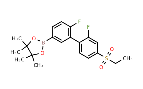 1614246-58-0 | 2-(4'-(Ethylsulfonyl)-2',6-difluoro-[1,1'-biphenyl]-3-yl)-4,4,5,5-tetramethyl-1,3,2-dioxaborolane