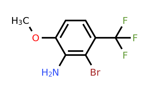 1616829-13-0 | 2-Bromo-6-methoxy-3-(trifluoromethyl)aniline