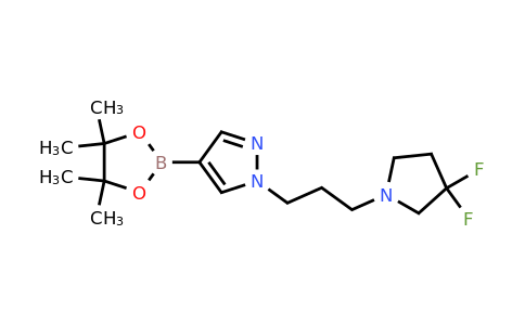 1619898-81-5 | 1-(3-(3,3-Difluoropyrrolidin-1-yl)propyl)-4-(4,4,5,5-tetramethyl-1,3,2-dioxaborolan-2-yl)-1H-pyrazole