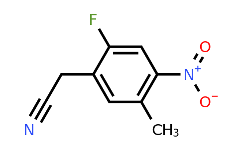 1621338-61-1 | 2-Fluoro-5-methyl-4-nitrophenylacetonitrile