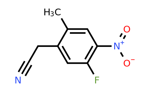 1621338-95-1 | 5-Fluoro-2-methyl-4-nitrophenylacetonitrile