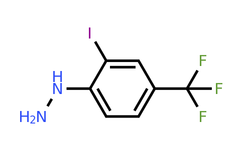 1622103-42-7 | 1-(2-Iodo-4-(trifluoromethyl)phenyl)hydrazine