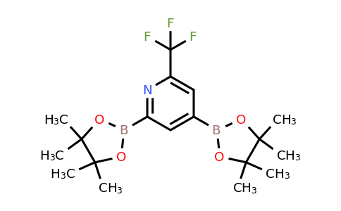 1622217-15-5 | 6-Trifluoromethylpyridine-2,4-diboronic acid, pinacol ester