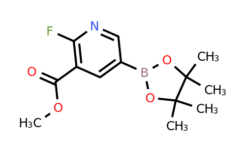 1622217-20-2 | Methyl 2-Fluoro-5-(4,4,5,5-tetramethyl-1,3,2-dioxaborolan-2-yl)nicotinate