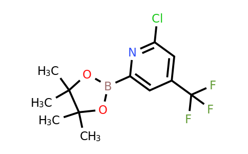 1622217-23-5 | 2-Chloro-6-(4,4,5,5-tetramethyl-1,3,2-dioxaborolan-2-yl)-4-(trifluoromethyl)pyridine