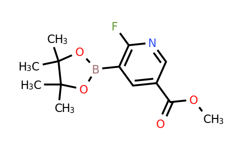 1622217-36-0 | Methyl 6-fluoro-5-(4,4,5,5-tetramethyl-1,3,2-dioxaborolan-2-yl)nicotinate