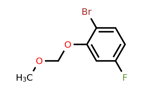 162269-78-5 | 1-Bromo-4-fluoro-2-(methoxymethoxy)benzene