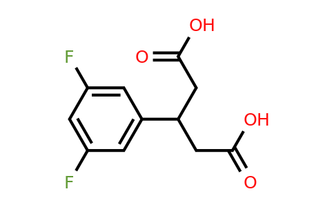 162549-35-1 | 3-(3,5-Difluorophenyl)pentanedioic acid