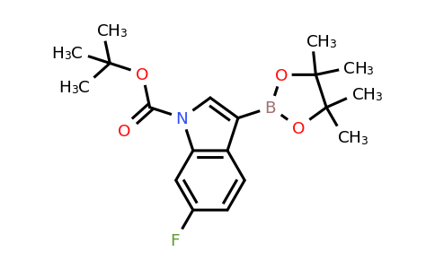1627721-59-8 | tert-Butyl 6-fluoro-3-(4,4,5,5-tetramethyl-1,3,2-dioxaborolan-2-yl)-1H-indole-1-carboxylate