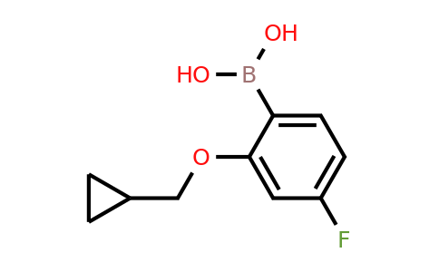1627839-42-2 | 2-(Cyclopropylmethoxy)-4-fluorophenylboronic acid