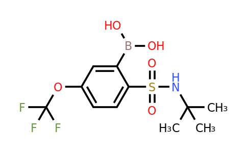 1628295-00-0 | (2-(N-(tert-Butyl)sulfamoyl)-5-(trifluoromethoxy)phenyl)boronic acid