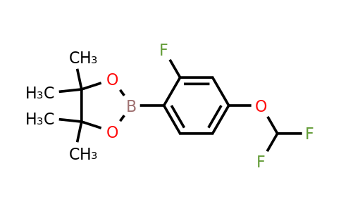 1628442-55-6 | 2-[4-(Difluoromethoxy)-2-fluorophenyl]-4,4,5,5-tetramethyl-1,3,2-dioxaborolane