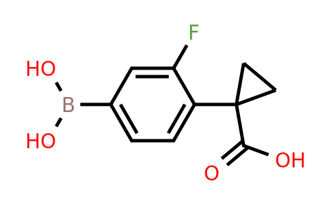 1628507-86-7 | 1-(4-Borono-2-fluorophenyl)cyclopropane-1-carboxylic acid