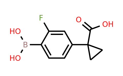 1628507-87-8 | 1-(4-Borono-3-fluorophenyl)cyclopropanecarboxylic acid