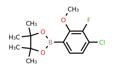 1628524-83-3 | 2-(4-Chloro-3-fluoro-2-methoxyphenyl)-4,4,5,5-tetramethyl-1,3,2-dioxaborolane