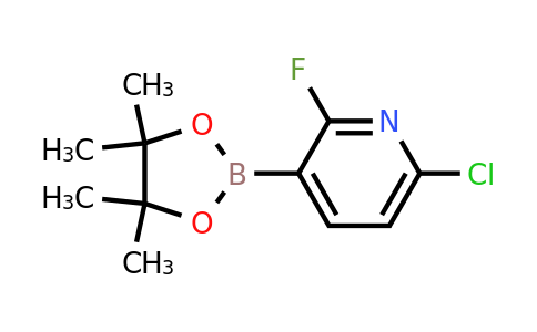 1628524-89-9 | 6-Chloro-2-fluoro-3-(4,4,5,5-tetramethyl-1,3,2-dioxaborolan-2-yl)pyridine