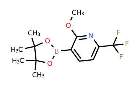 1628525-19-8 | 2-Methoxy-3-(tetramethyl-1,3,2-dioxaborolan-2-yl)-6-(trifluoromethyl)pyridine