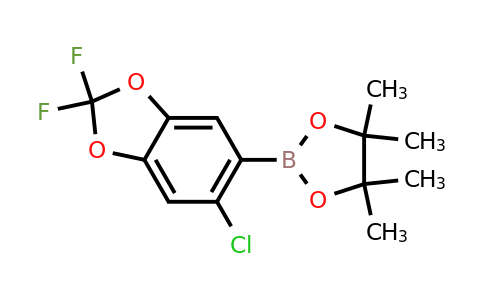 1628572-71-3 | 2-(6-Chloro-2,2-difluorobenzo[d][1,3]dioxol-5-yl)-4,4,5,5-tetramethyl-1,3,2-dioxaborolane