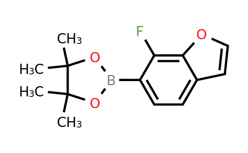 1628703-42-3 | 2-(7-Fluoro-1-benzofuran-6-yl)-4,4,5,5-tetramethyl-1,3,2-dioxaborolane