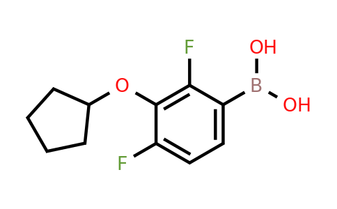 1629971-64-7 | 3-(Cyclopentyloxy)-2,4-difluorophenylboronic acid