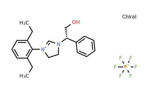 1630816-95-3 | (S)-3-(2,6-Diethylphenyl)-1-(2-hydroxy-1-phenylethyl)-4,5-dihydro-1H-imidazol-3-ium hexafluorophosphate(V)