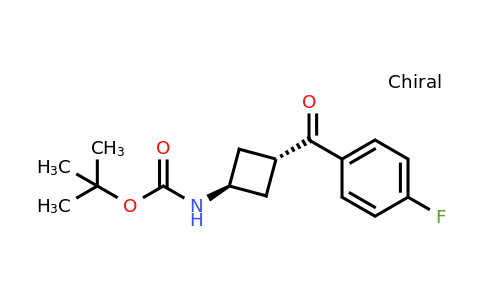 1630906-41-0 | trans-tert-Butyl 3-(4-fluorobenzoyl)cyclobutylcarbamate