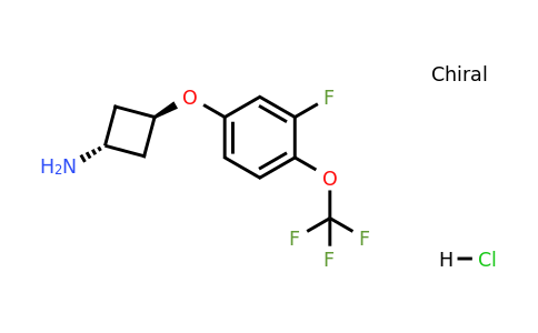 1630907-37-7 | trans-3-(3-Fluoro-4-(trifluoromethoxy)phenoxy)cyclobutanamine hydrochloride