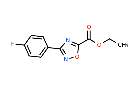ethyl 3-(4-fluorophenyl)-1,2,4-oxadiazole-5-carboxylate