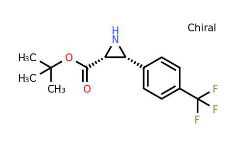 1637781-46-4 | tert-Butyl (2R,3R)-3-(4-(trifluoromethyl)phenyl)aziridine-2-carboxylate
