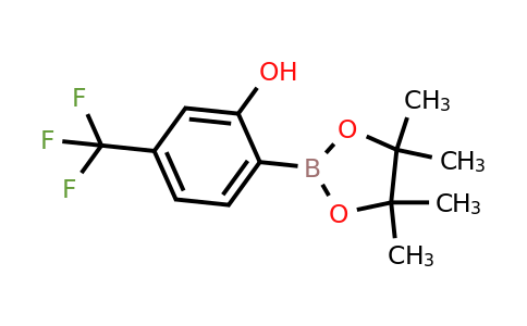1638624-76-6 | 2-(4,4,5,5-Tetramethyl-1,3,2-dioxaborolan-2-yl)-5-(trifluoromethyl)phenol