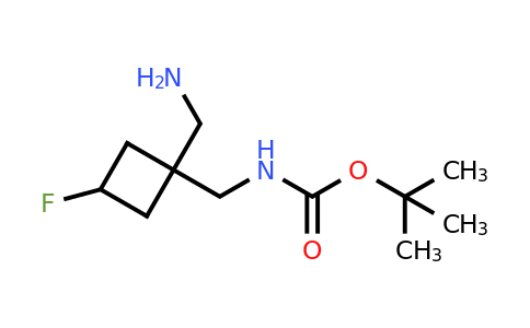 1638764-14-3 | tert-Butyl ((1-(aminomethyl)-3-fluorocyclobutyl)methyl)carbamate
