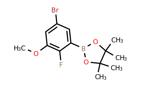 1638847-72-9 | 2-(5-Bromo-2-fluoro-3-methoxyphenyl)-4,4,5,5-tetramethyl-1,3,2-dioxaborolane