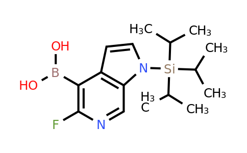1639977-64-2 | {5-fluoro-1-[tris(propan-2-yl)silyl]-1H-pyrrolo[2,3-c]pyridin-4-yl}boronic acid