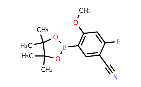 1641572-37-3 | 2-Fluoro-4-methoxy-5-(4,4,5,5-tetramethyl-1,3,2-dioxaborolan-2-yl)benzonitrile