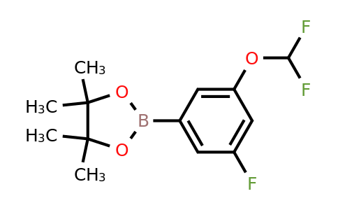 1641578-50-8 | 2-(3-(Difluoromethoxy)-5-fluorophenyl)-4,4,5,5-tetramethyl-1,3,2-dioxaborolane