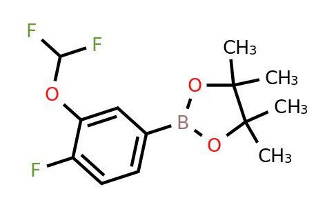 1641580-18-8 | 2-(3-(Difluoromethoxy)-4-fluorophenyl)-4,4,5,5-tetramethyl-1,3,2-dioxaborolane
