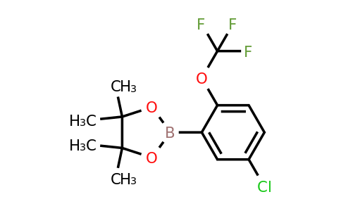 1643467-83-7 | 2-(5-Chloro-2-(trifluoromethoxy)phenyl)-4,4,5,5-tetramethyl-1,3,2-dioxaborolane