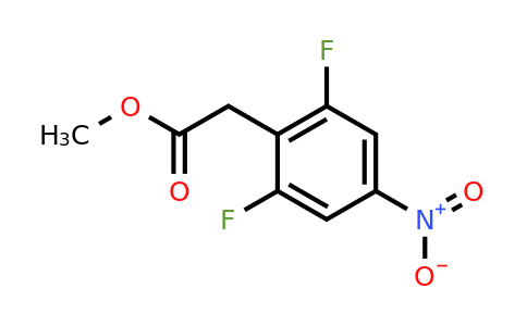 1644237-53-5 | Methyl 2,6-difluoro-4-nitrophenylacetate