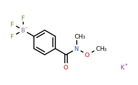 1644635-87-9 | Potassium trifluoro({4-[methoxy(methyl)carbamoyl]phenyl})boranuide