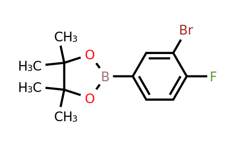 1646842-16-1 | 2-(3-Bromo-4-fluorophenyl)-4,4,5,5-tetramethyl-1,3,2-dioxaborolane