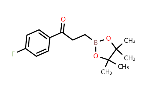1648906-43-7 | 1-(4-Fluorophenyl)-3-(4,4,5,5-tetramethyl-1,3,2-dioxaborolan-2-yl)propan-1-one