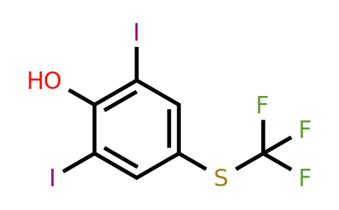 1653959-01-3 | 2,6-Diiodo-4-(trifluoromethylthio)phenol