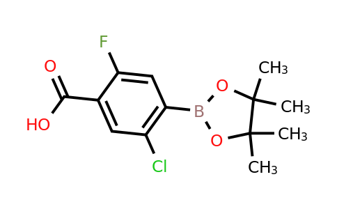 1664384-89-7 | 5-Chloro-2-fluoro-4-(4,4,5,5-tetramethyl-1,3,2-dioxaborolan-2-yl)benzoic acid