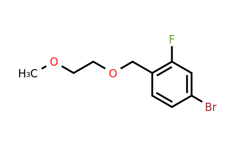 166960-01-6 | 4-Bromo-2-fluoro-1-((2-methoxyethoxy)methyl)benzene