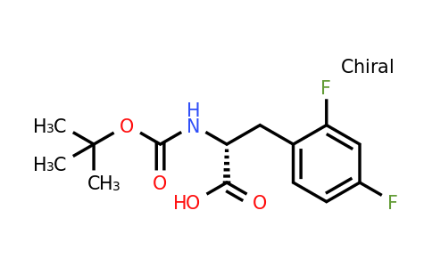 167993-24-0 | (R)-2-((tert-Butoxycarbonyl)amino)-3-(2,4-difluorophenyl)propanoic acid