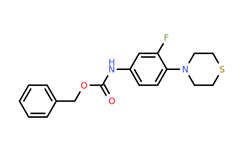 168828-71-5 | Benzyl (3-fluoro-4-thiomorpholinophenyl)carbamate