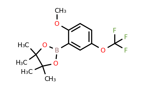 1688666-59-2 | 2-(2-methoxy-5-(trifluoromethoxy)phenyl)-4,4,5,5-tetramethyl-1,3,2-dioxaborolane